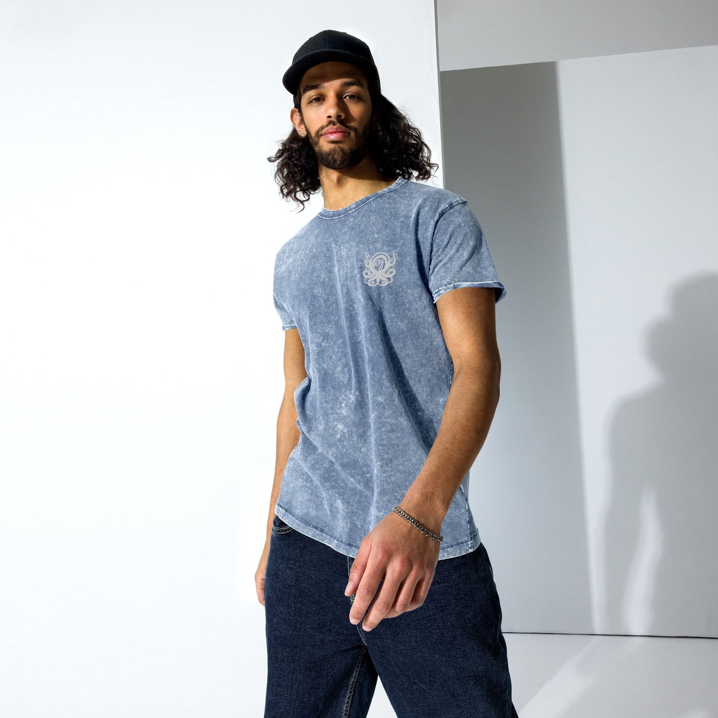 Men's Denim T-Shirt – Soft, Comfortable, and Stylish - Denimoz