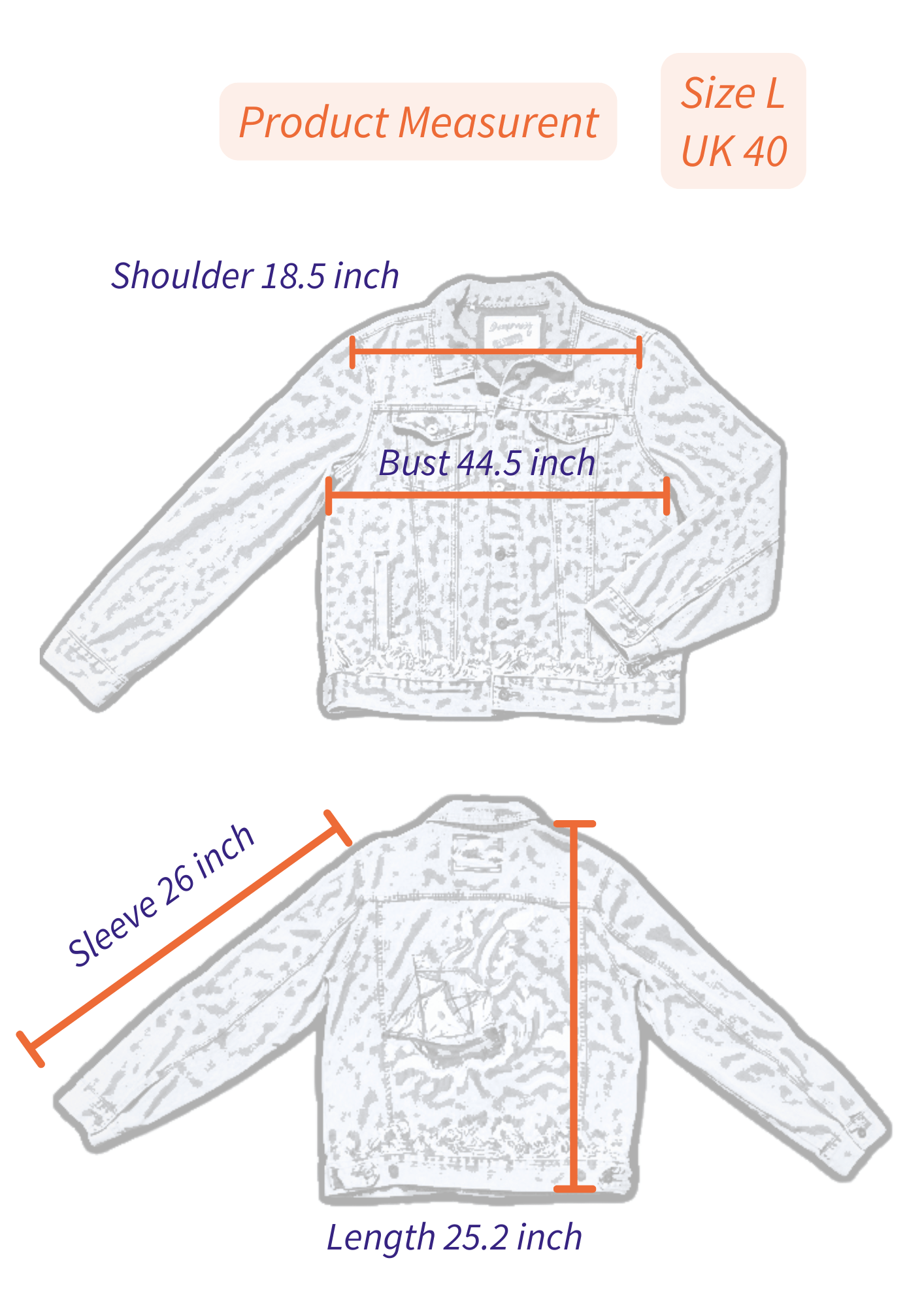Ocean's Embrace: Men’s Jacket with Nautical Boat Art - Denimoz