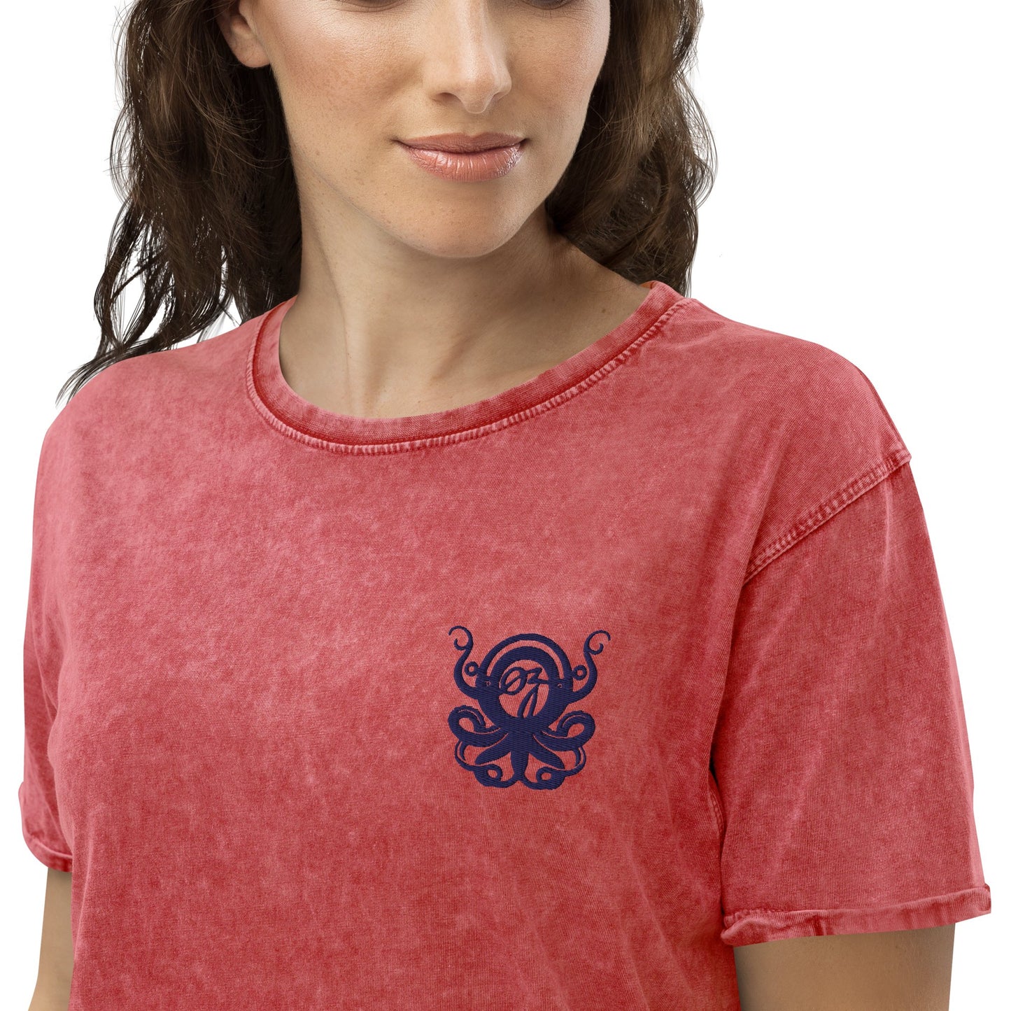 Woman's Denim T-Shirt – Soft, Comfortable, and Stylish - Denimoz