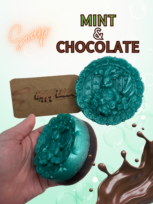 Easter Green & Brown Soap