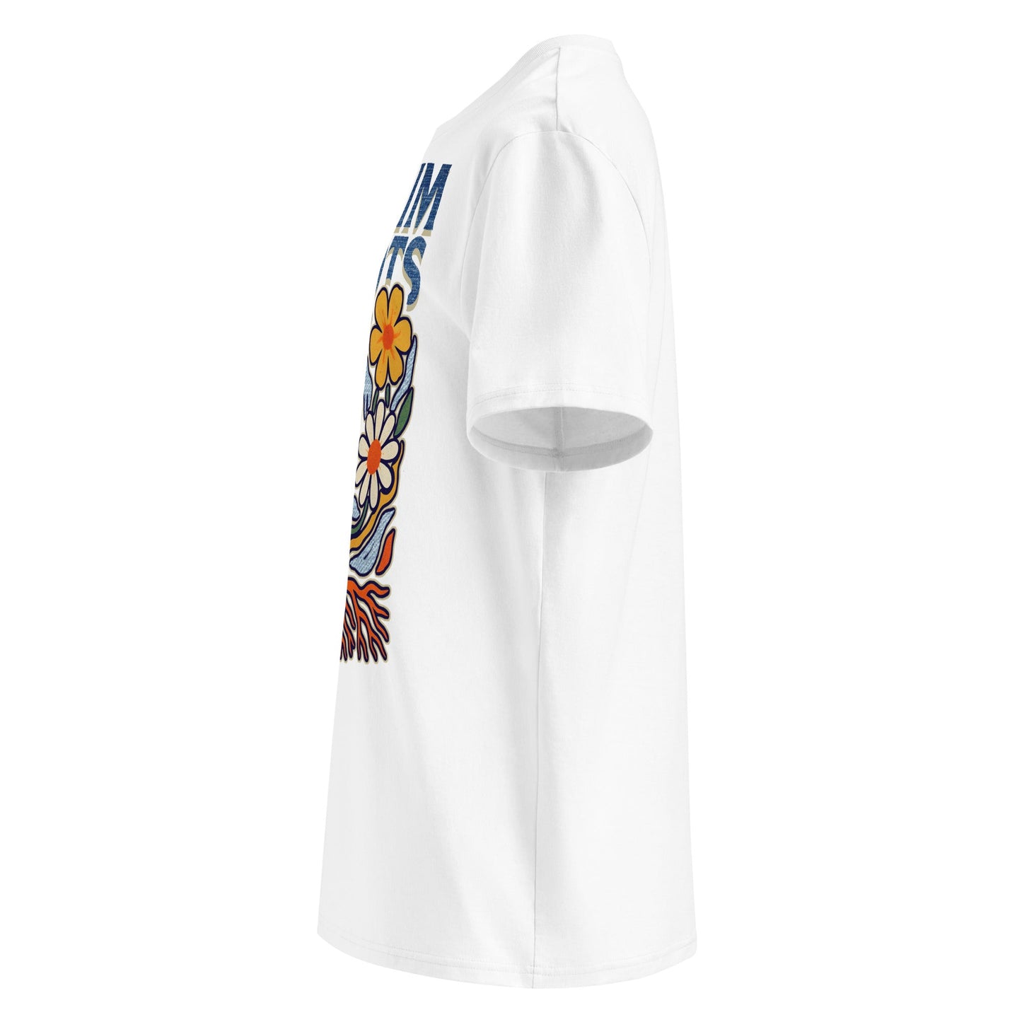 🌿 Denim Garden Art Tee | Organic Cotton - Unisex - Denimoz