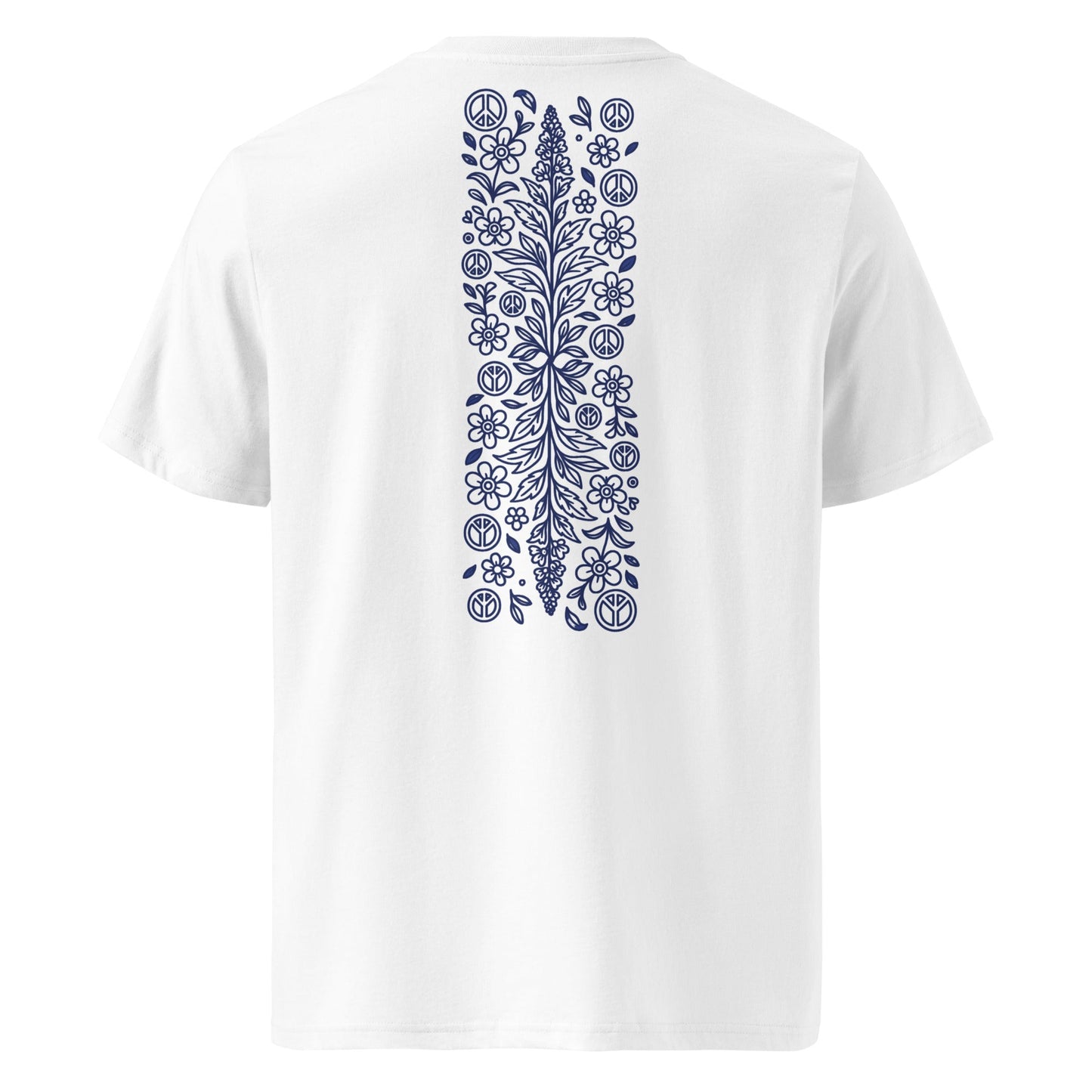 🌿 Free Bloom Pattern Tee | Organic Cotton – Medium Fit - Denimoz