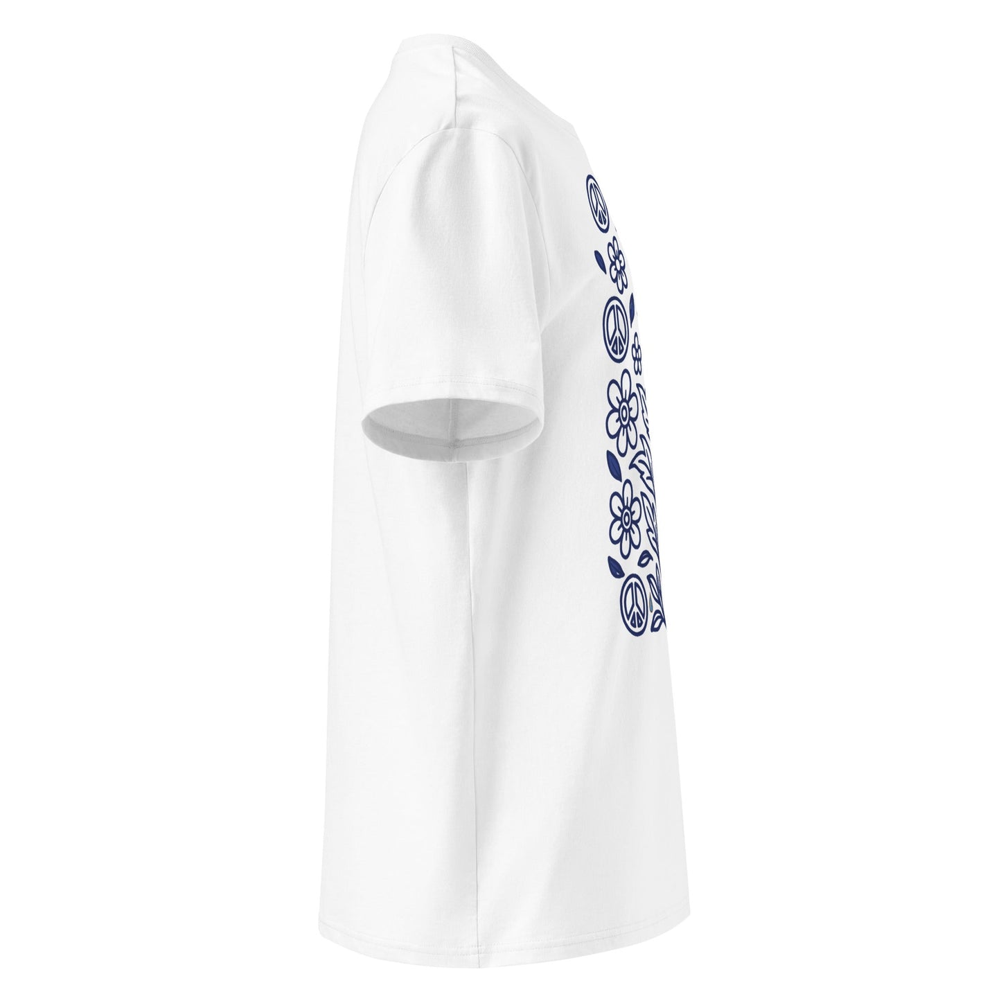 🌿 Free Bloom Pattern Tee | Organic Cotton – Medium Fit - Denimoz