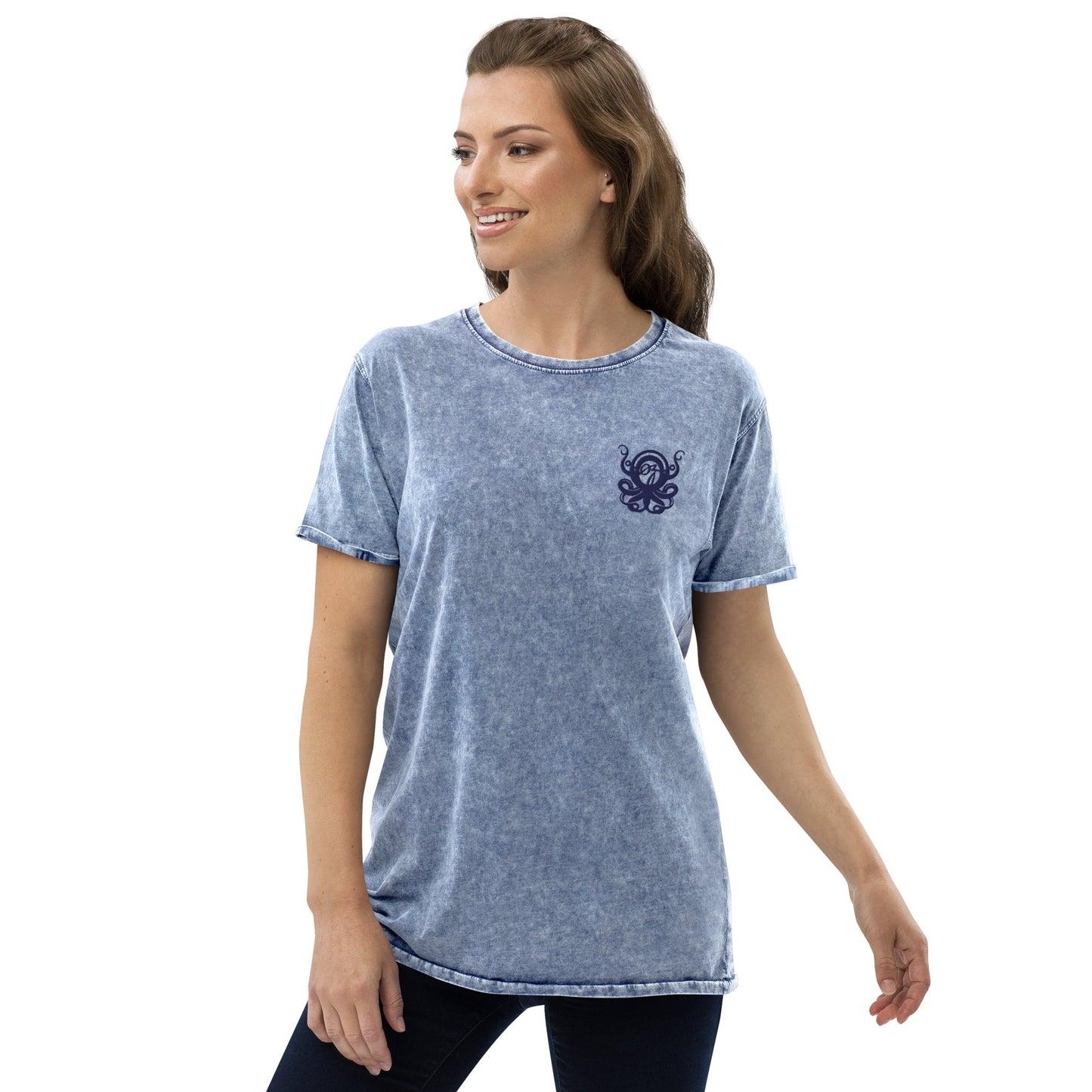 Woman's Denim T-Shirt – Soft, Comfortable, and Stylish - Denimoz