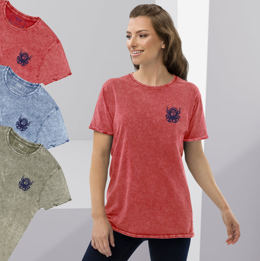 Woman's Denim T-Shirt – Soft, Comfortable, and Stylish - Denimoz